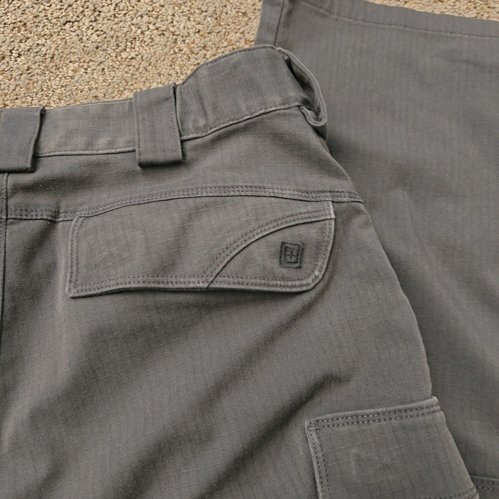 5.11 Tactical Mens Gray Cargo Pants 32X32 Workwear Durable Outdoor Utility - Picture 16 of 16